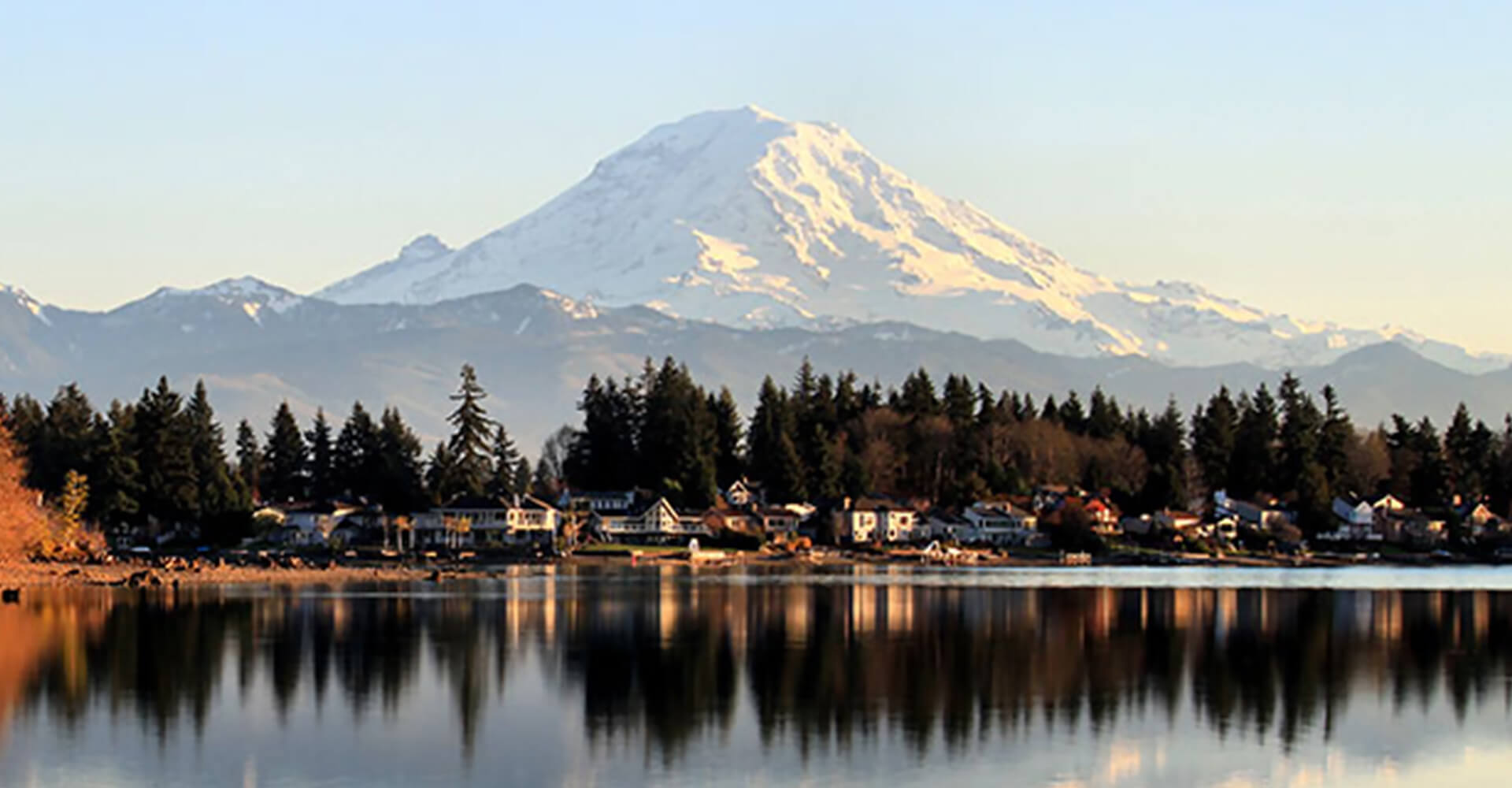 Bonney Lake with Mt. Rainier in the background